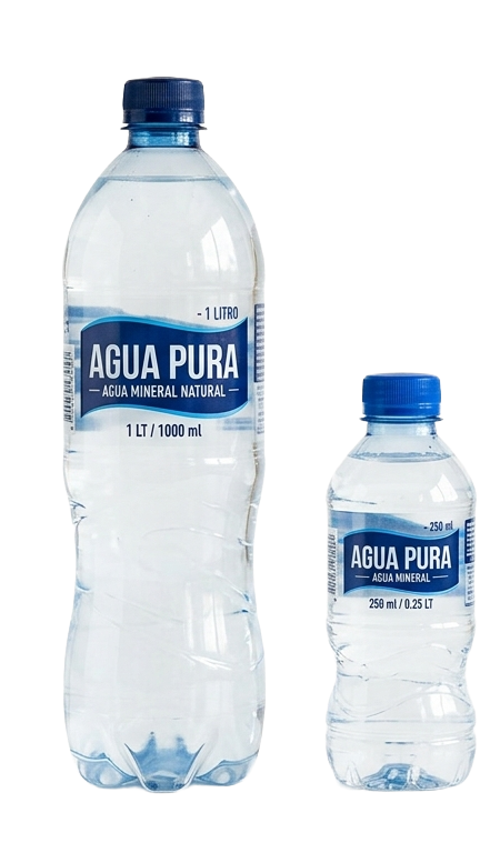Agua Pura 1lt y 250ml